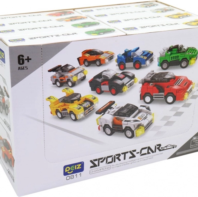 Auto sportivo con ruote libere - 16 pezzi in display box