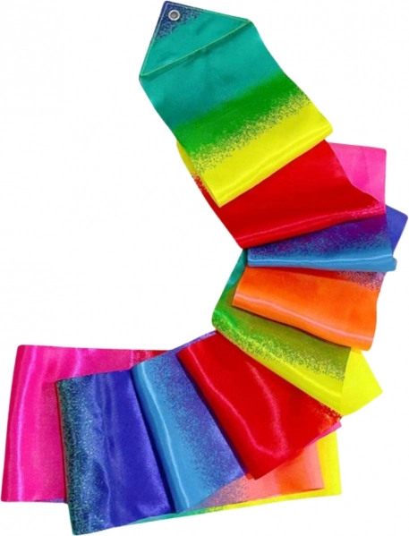 Nastro colorato per ginnastica e danza 205 x 5 cm