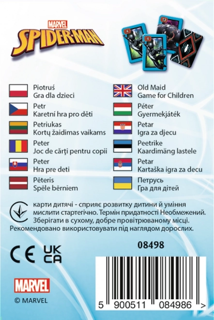 Carte Trefl - Gioco del Piotruś Spiderman