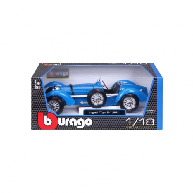 Modello in scala 1:18 Bugatti Type 59 di Bburago