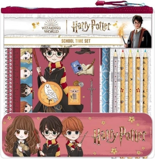 Set scolastico e creativo HARRY POTTER in astuccio di plastica 24 × 24 × 3 cm
