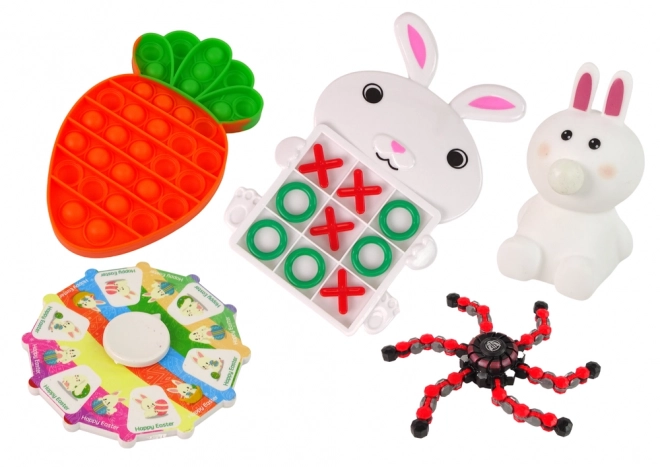 Set giocattoli pasquali antistress Fidget Toys 24 pezzi