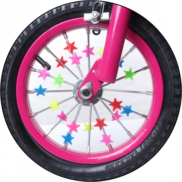 Perline a stella per raggi bici 35 pezzi colorati