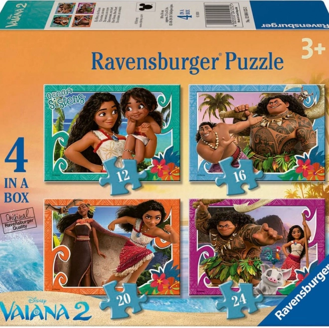 Ravensburger Puzzle Vaiana 4x1