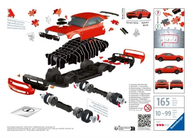 Puzzle Dodge Challenger R/T Scat Pack Widebody