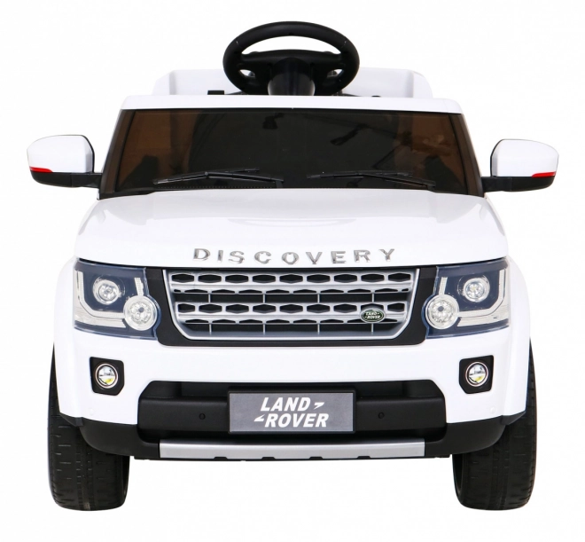 Land Rover Discovery Auto elettrico per bambini bianco + telecomando + ruote EVA + avvio lento + radio MP3