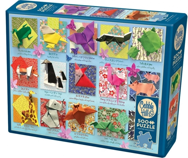 Puzzle Animali Origami 500 Pezzi Di Cobble Hill