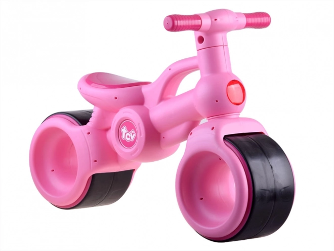 Bicicletta senza pedali rosa per bambina