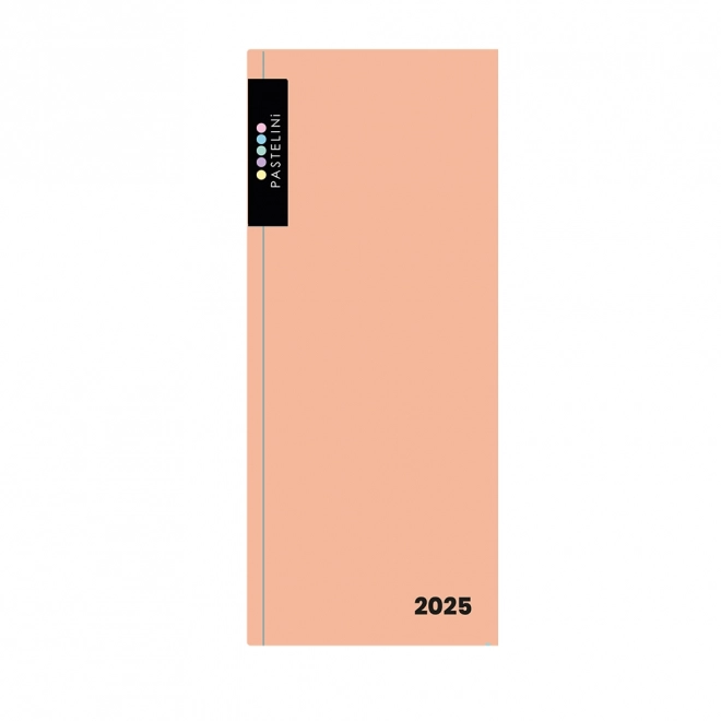 Diario mensile in PVC 2025 PASTELINI albicocca