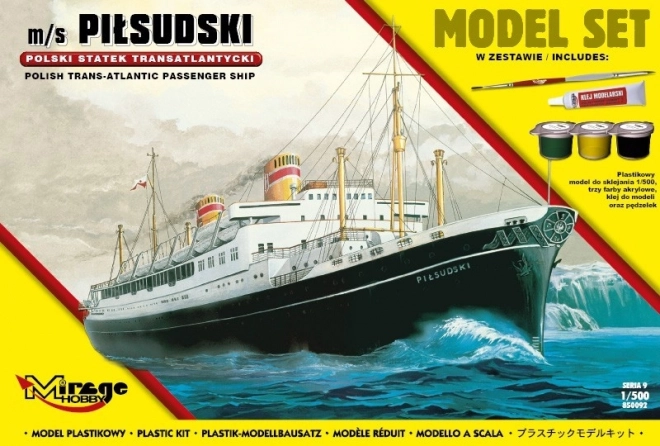 Modello da assemblare M/S Piłsudski - Nave transatlantica polacca