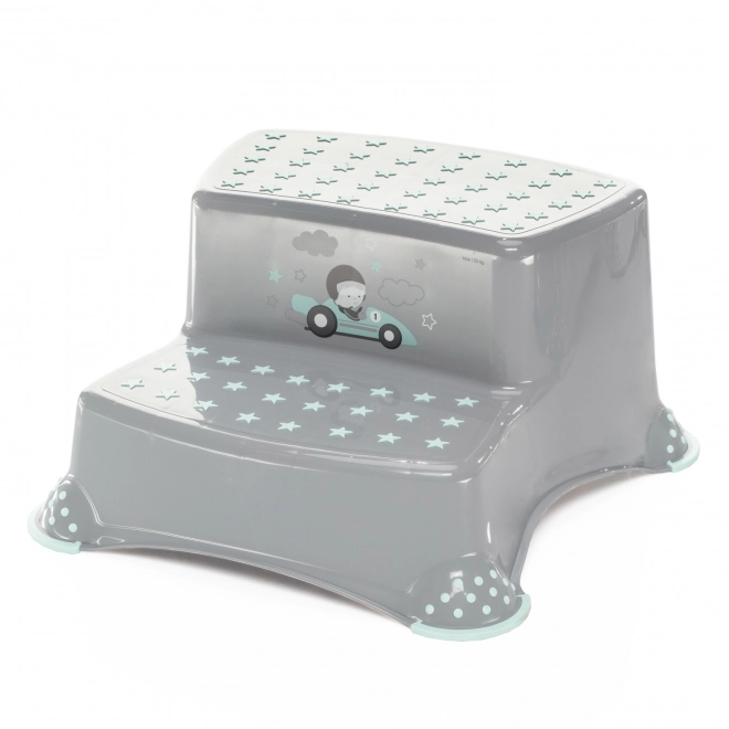 Scaletta per bambini Racer, Grigio/Menta