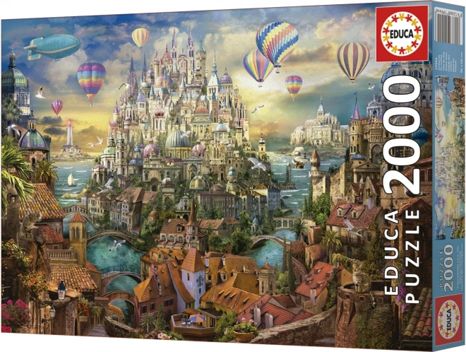 Puzzle città dei sogni 2000 pezzi