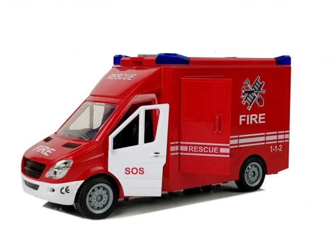 Camion dei Pompieri con Suoni e Porte Apribili