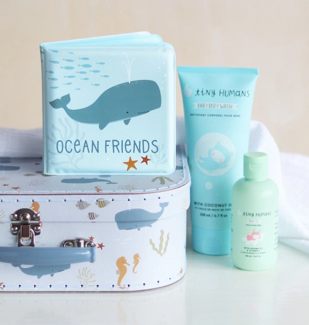 Libro da bagno di A Little Lovely Company – Amici dell'oceano