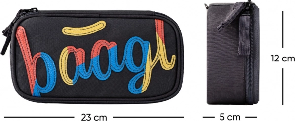 Set 3 pz Baagl: Zaino, Astuccio e Sacchetto Logo Mix