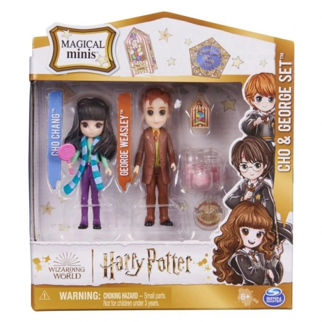 Set di figurine di George e Cho di Harry Potter