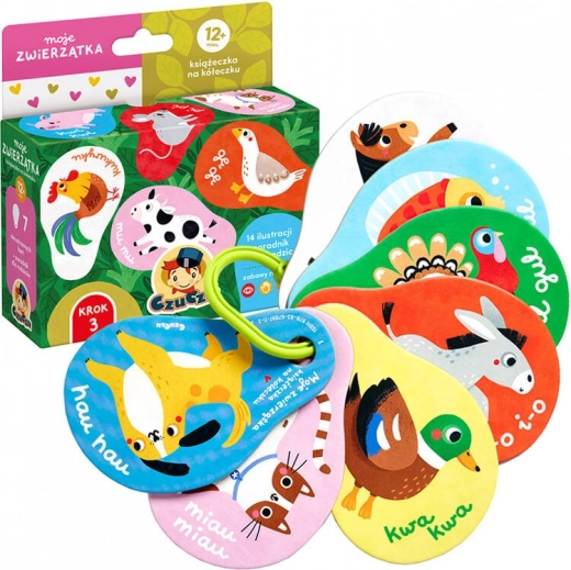 CzuCzu i miei animaletti libricino ad anello 12m+