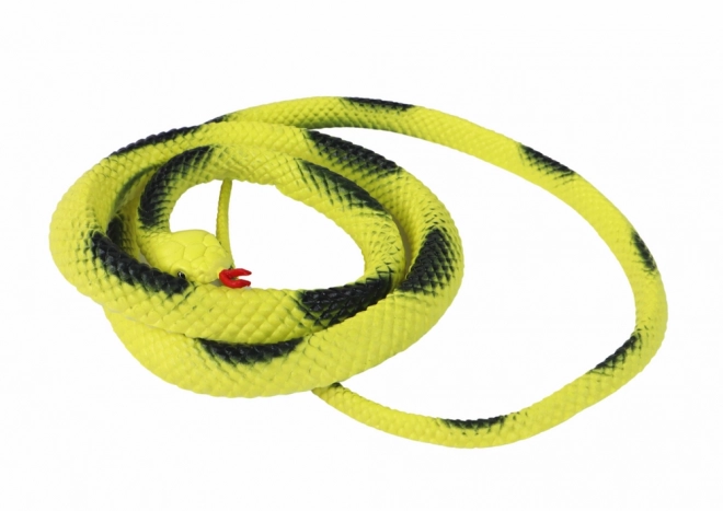 Serpente Corallo Giallo in Gomma con Macchie PVC