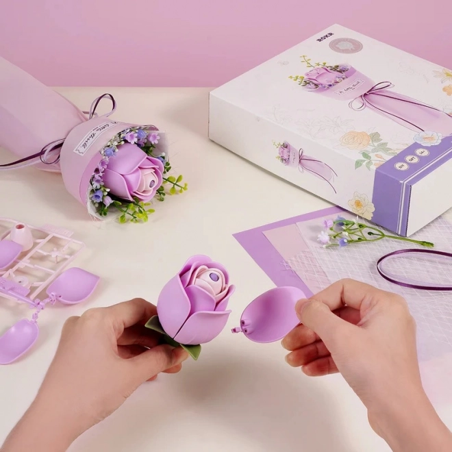 Puzzle 3D Rosa Viola