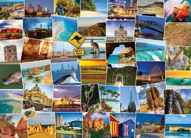 Puzzle collezione Globetrotter - Australia 1000 pezzi