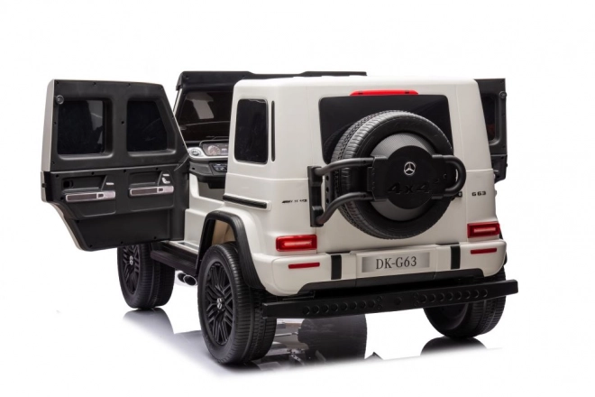 Auto elettrico Mercedes G63 XXL bianco 24V