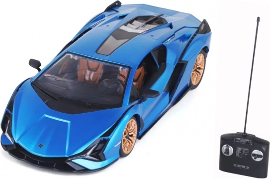 auto rc lamborghini sián 1:14 blu o verde