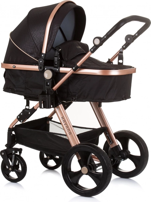 Passeggino combinato Havana 2 in 1 Obsidian Gold