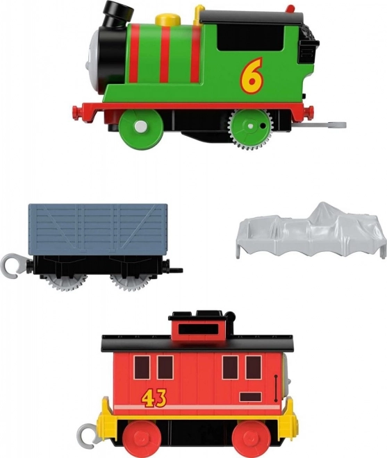 Trenino Percy e carrozza freno Bruno di Thomas & Friends