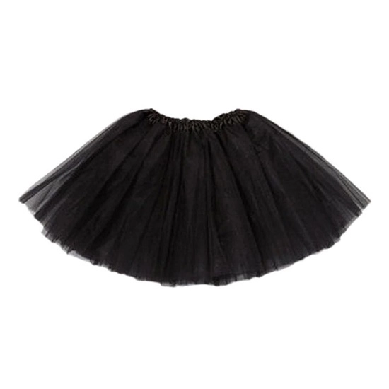 Gonna Tutu in Tulle per Costume di Carnevale Rosa – nero