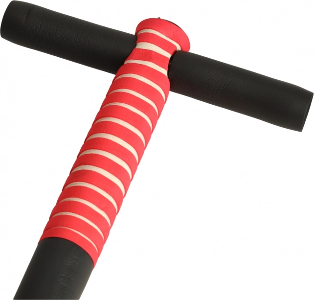 Bastone da salto Pogo rosso con altezza regolabile