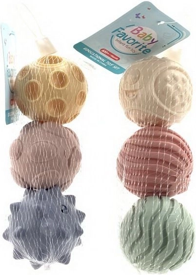 Set di palline strutturate 3 pz 6 cm