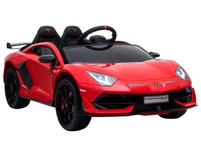 Auto elettrico per bambini Lamborghini Aventador rosso