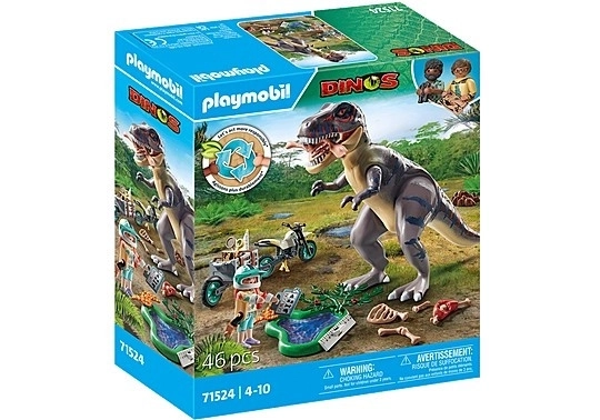 Set di figurine dinosauri alla ricerca del T-Rex