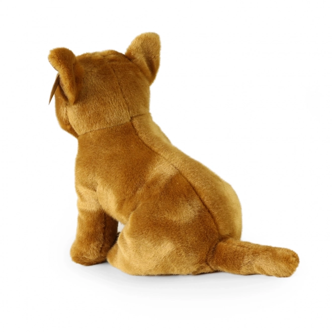 Cane Peluche Staffordshire Bull Terrier Marrone Seduto 30 cm Eco-Friendly