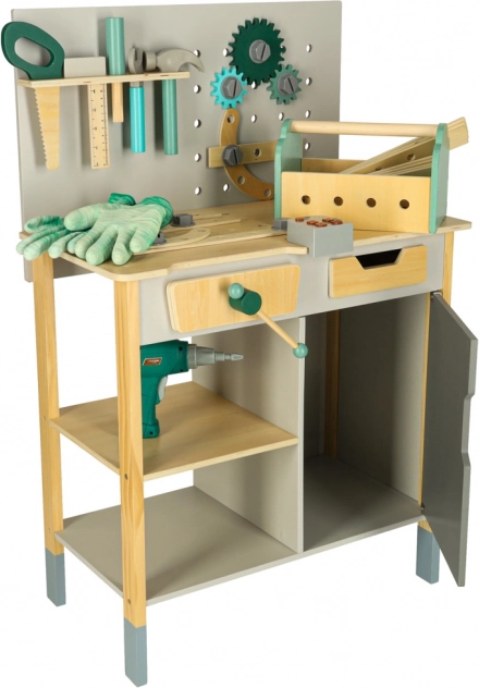 Officina in legno Lulilo Fikso set piccolo tuttofare con attrezzi