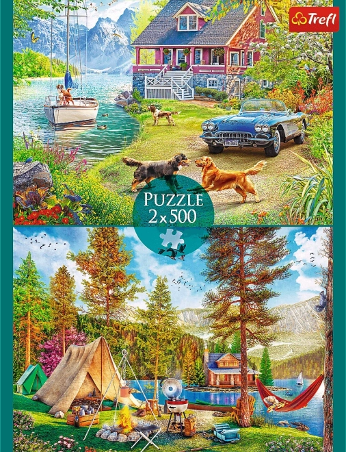 Puzzle Estivi Relax 2x500 Pezzi