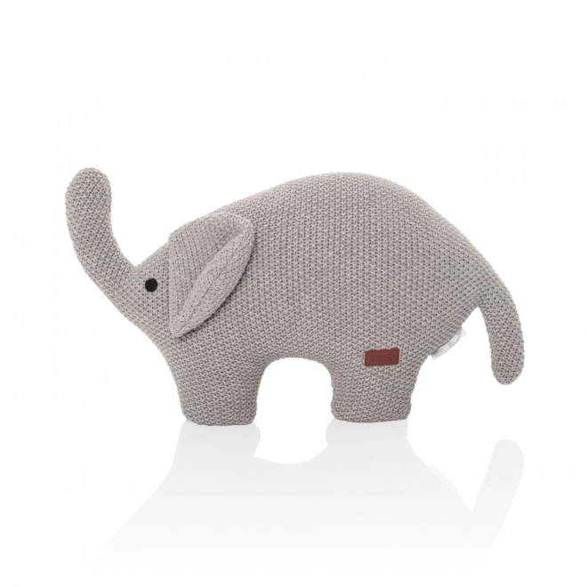 Giocattolo in maglia Elefante, Grigio