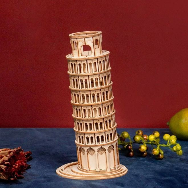 Puzzle 3D in legno Torre pendente di Pisa