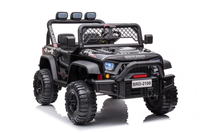 Auto elettrica per bambini Jeep Geoland 24V 4x4 nero