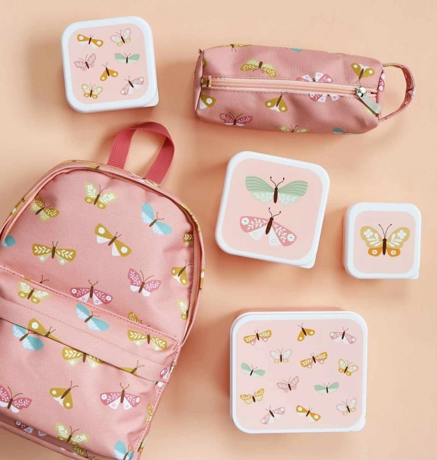 Zaino piccolo per bambini di A Little Lovely Company – Farfalle