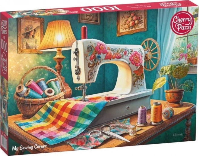 Cherry Pazzi Puzzle Il mio angolo da cucito 1000 pezzi
