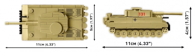 Modellino di Cobi Tiger I Museo Tiger 131