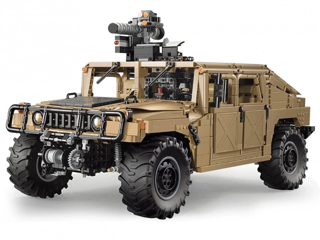 Set mattoncini auto militare Humvee