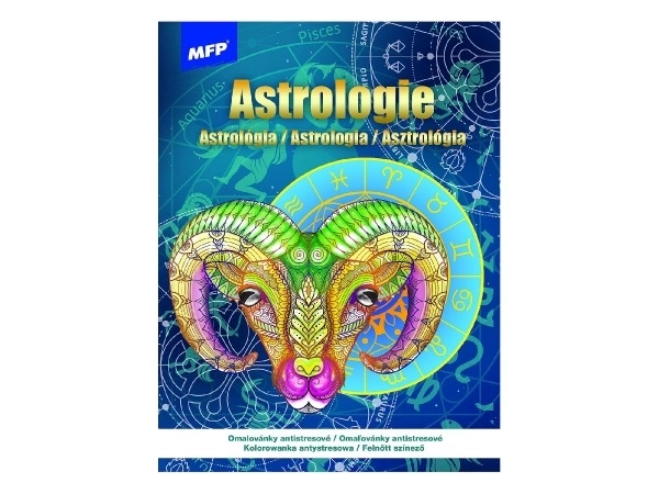 Album da colorare antistress astrologia