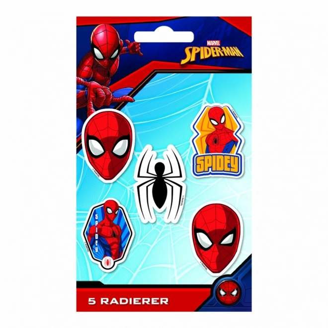 Set gomme Spider-Man