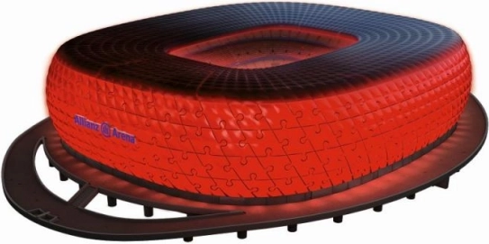 Set da costruzione Allianz Arena edizione notturna con illuminazione LED