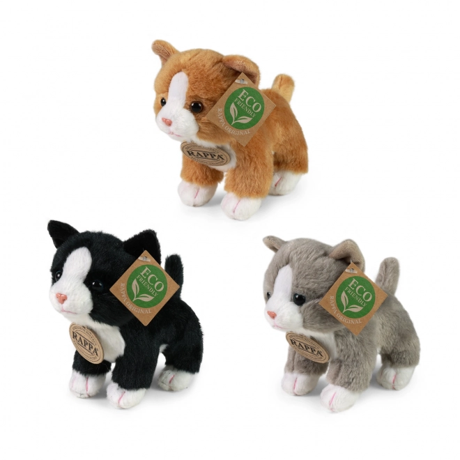 Gatto di peluche in piedi ECO-FRIENDLY 14 cm