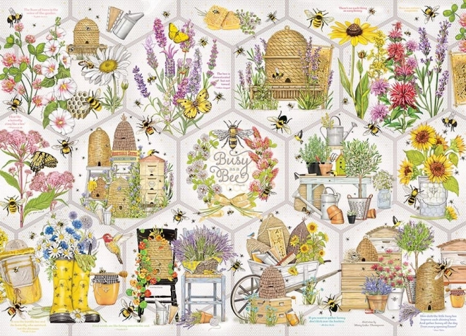 COBBLE HILL Puzzle Indaffarato come un'ape 500 pezzi