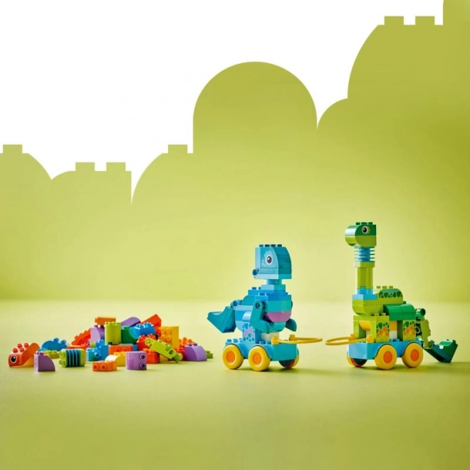 Costruzioni LEGO DUPLO 3 in 1: Dinosauri su Ruote