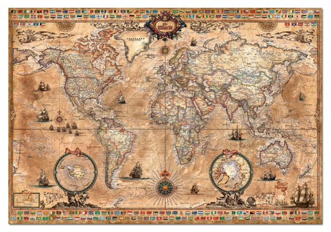 Puzzle mappa antica 1000 pezzi